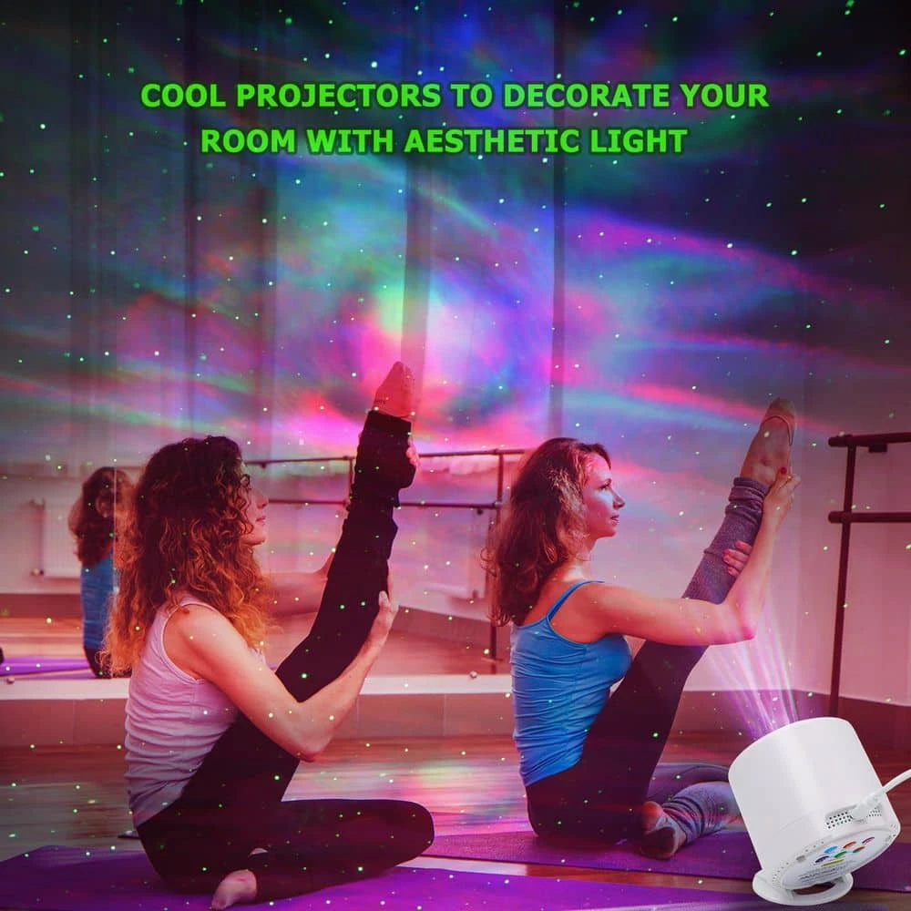 Multi-Color Integrated LED Night Light Bulb With Remote Control And Timer, Galaxy Projector And Star Projector, 1-Pack 10 Multi-Color Integrated LED Night Light Bulb With Remote Control And Timer, Galaxy Projector And Star Projector, 1-Pack - Image 8
