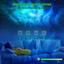 Multi-Color Integrated LED Night Light Bulb With Remote Control And Timer, Galaxy Projector And Star Projector, 1-Pack 12 Multi-Color Integrated LED Night Light Bulb With Remote Control And Timer, Galaxy Projector And Star Projector, 1-Pack -Lamp Parts adrinfly night lights 27h050sa05 1 c3 1000