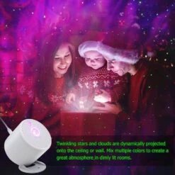 Multi-Color Integrated LED Night Light Bulb With Remote Control And Timer, Galaxy Projector And Star Projector, 1-Pack 16 Multi-Color Integrated LED Night Light Bulb With Remote Control And Timer, Galaxy Projector And Star Projector, 1-Pack -Lamp Parts adrinfly night lights 27h050sa05 1 fa 1000