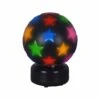 11 In. Black Disco Ball Lamp With Multi Color Stars TTL 20 Compliant Fixture -Lamp Parts alsy novelty lights 18102 003 64 1000