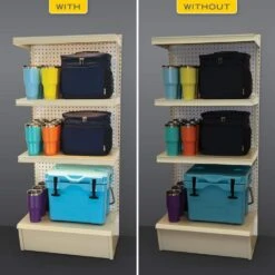 Ultra Slim 44 In. 120V Plug-In White Integrated LED Linkable Magnetic Under Cabinet Light, (8-Pack), 5000K Bright White -Lamp Parts aluminum armacost lighting under cabinet bar lights 355310 4f 1000