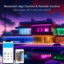 100 Ft. Outdoor Waterproof LED Strip Lights, IP67 Outside Led Light Strips For Deck, Balcony, Roof, Garden -Lamp Parts angel sar led strip lights mg16lf58 c3 1000