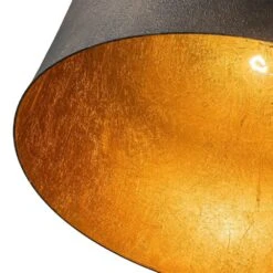 PCover 1-Light 21.7 In.W Antique Black Modern Farmhouse Industrial Metal Dome Bell Pendant Light For Kitchen -Lamp Parts antique black huoku pendant lights pd1064841 1d 1000