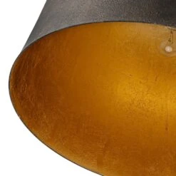 PCover 1-Light 21.7 In.W Antique Black Modern Farmhouse Industrial Metal Dome Bell Pendant Light For Kitchen -Lamp Parts antique black huoku pendant lights pd1064841 d4 1000