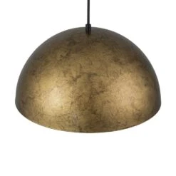 PCover Modern Farmhouse 15 In. W 1-Light Dome Pendant Light Antique Brass Industrial Metal Singe Hang Lighting -Lamp Parts antique brass huoku pendant lights pd1064791 1f 1000