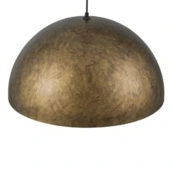 PCover Modern Farmhouse 23.6 In. W 1-Light Dome Pendant Light Antique Brass Industrial Metal Singe Hang Lighting -Lamp Parts antique brass huoku pendant lights pd1064801 66 1000