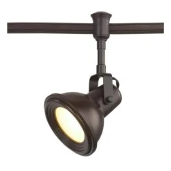 LED Bronze Restoration Style Flexible Track Lighting Head