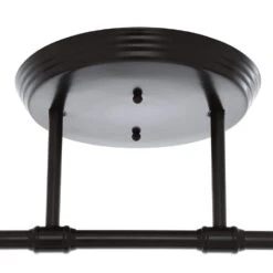 5-Light Antique Bronze Adjustable Height Track Lighting Fixture With Multi-Directional Spotlights 13 5-Light Antique Bronze Adjustable Height Track Lighting Fixture With Multi-Directional Spotlights -Lamp Parts antique bronze hampton bay track lighting heads ec9065abz a0 1000