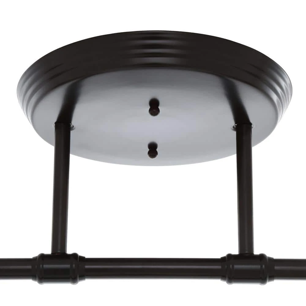 5-Light Antique Bronze Adjustable Height Track Lighting Fixture With Multi-Directional Spotlights 6 5-Light Antique Bronze Adjustable Height Track Lighting Fixture With Multi-Directional Spotlights - Image 4