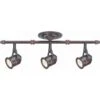 3-Light Antique Bronze Ceiling Bar Track Lighting Kit -Lamp Parts antique bronze hampton bay track lighting kits ec4885abz 64 1000
