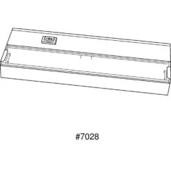 Hide-a-Lite III Collection Antique Bronze 1-Light Under Cabinet Fixture -Lamp Parts antique bronze progress lighting under cabinet bar lights p7032 20wb c3 1000