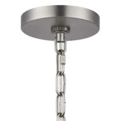 Southbourne 3-Light Antique Nickel Pendant With Open Steel Cage Frame -Lamp Parts antique nickel hampton bay pendant lights dshd19522p1 66 1000