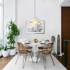 PCover 1-Light Antique White Medium Dome Pendant Light With Gold Leaf Interior Shade -Lamp Parts antique white huoku pendant lights pd1059931 31 1000