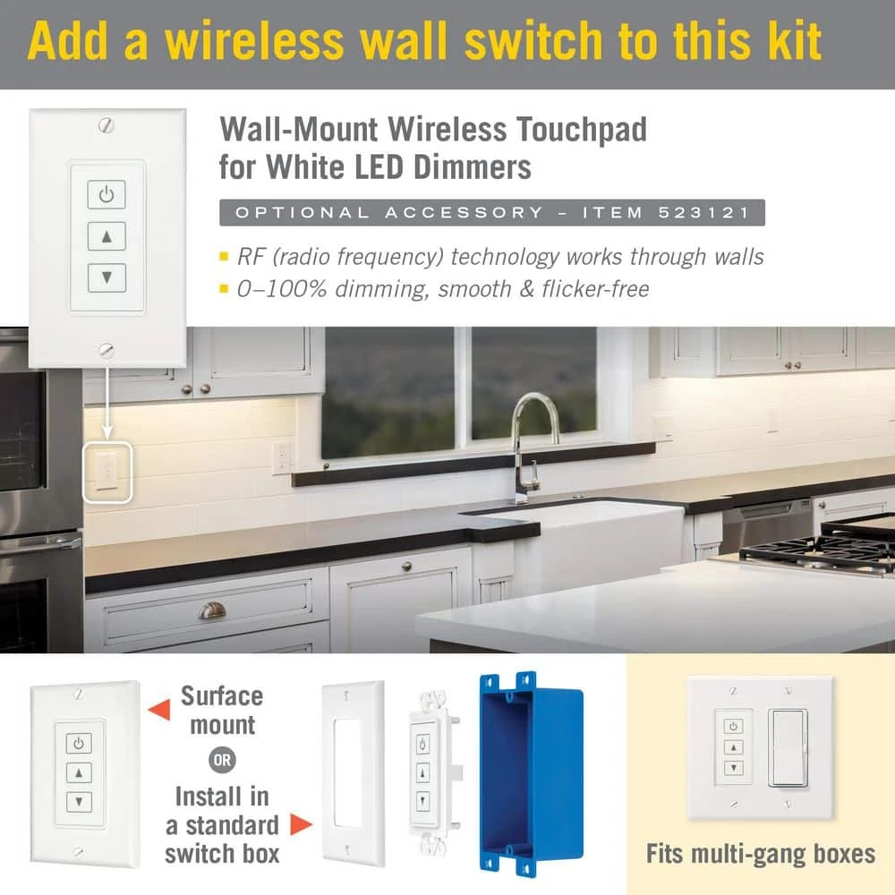 RibbonFlex PRO+ 12-Volt 3000K Soft White LED Strip Light Kit With Remote 9 RibbonFlex PRO+ 12-Volt 3000K Soft White LED Strip Light Kit With Remote - Image 7
