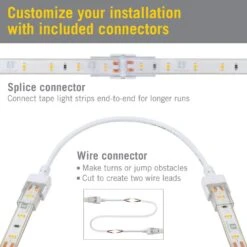 RibbonFlex Pro 24-Volt White Outdoor IP67 LED Tape Light 60 LED/m 4000K 32 Ft. (10 M) -Lamp Parts armacost lighting led strip lights 155450 76 1000