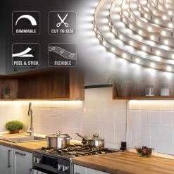 RibbonFlex Pro 32 Ft. (10 M) 12-Volt White LED Tape Light 120 LED/m 5000K -Lamp Parts armacost lighting led strip lights 163250 4f 1000