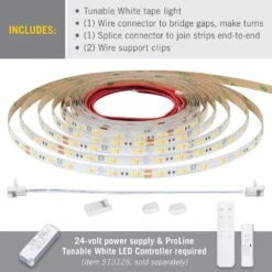 RibbonFlex Pro 24-Volt White CCT Tunable LED Tape Light -Lamp Parts armacost lighting led strip lights 165230 c3 1000