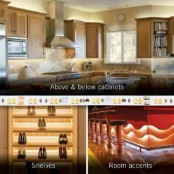 RibbonFlex Pro 24-Volt White Dim-to-Warm LED Strip Light Tape 32 Ft. (10 M) -Lamp Parts armacost lighting led strip lights 185250 fa 1000