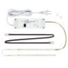 CCT Tunable White 22 In. (1.8 Ft. ) Hardwired/Plugin Under Cabinet Integrated LED Strip Light