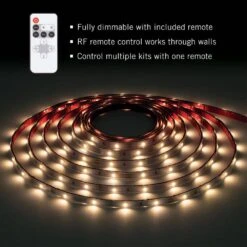 RibbonFlex Home 24 Ft., 24-Volt 30LEDs/M Weatherproof Strip Light Kit, 3000K 11 RibbonFlex Home 24 Ft., 24-Volt 30LEDs/M Weatherproof Strip Light Kit, 3000K -Lamp Parts armacost lighting led strip lights 421340 1f 1000