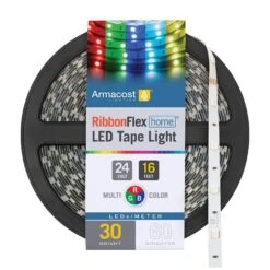 RibbonFlex Home 16.4 Ft. (5 M) Multi-Color LED Tape Light 30 LEDs/Meter