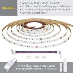 RibbonFlex Pro 16.4 Ft (5 M) Multi-Color And White LED Tape Light 30 Plus 30 LEDs -Lamp Parts armacost lighting led strip lights 623230 c3 1000