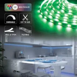 RibbonFlex Pro 32.8 Ft. (10 M) Multi-Color And White LED Tape Light 30 Plus 30 LEDs -Lamp Parts armacost lighting led strip lights 623250 1f 1000