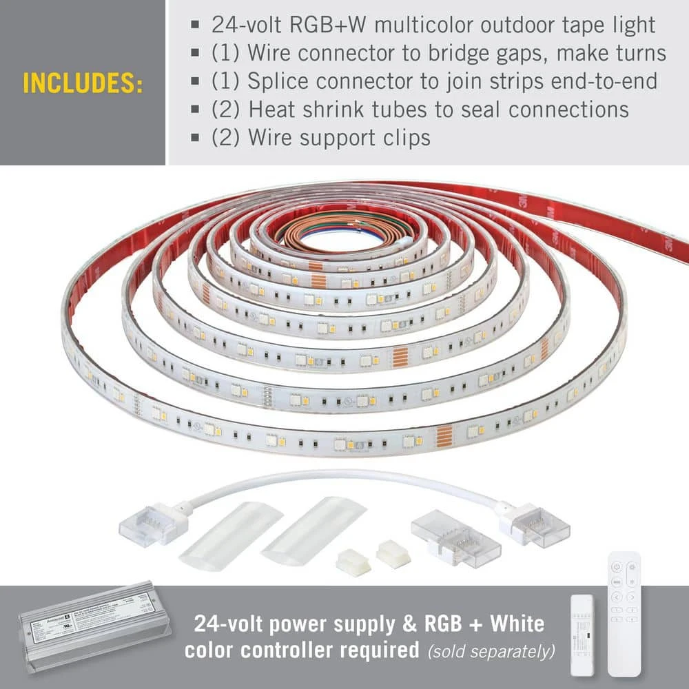 RibbonFlex Pro 32.8 Ft. 10 M Outdoor IP67 RGB Plus White Strip Light Tape 30 Plus 30 LED/m Under Cabinet Light 4 RibbonFlex Pro 32.8 Ft. 10 M Outdoor IP67 RGB Plus White Strip Light Tape 30 Plus 30 LED/m Under Cabinet Light - Image 2