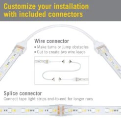 RibbonFlex Pro 16 Ft. (5 M) Hardwired 24V RGB+WW Integrated LED Outdoor Strip Light Tape -Lamp Parts armacost lighting led strip lights 645330 fa 1000