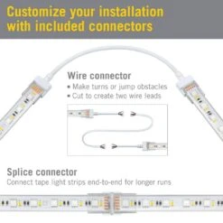 RibbonFlex Pro 32.8 Ft. (10 M) 24V Hardwired RGB+W Integrated LED Outdoor Strip Light Tape 60+60LED/m -Lamp Parts armacost lighting led strip lights 653450 fa 1000