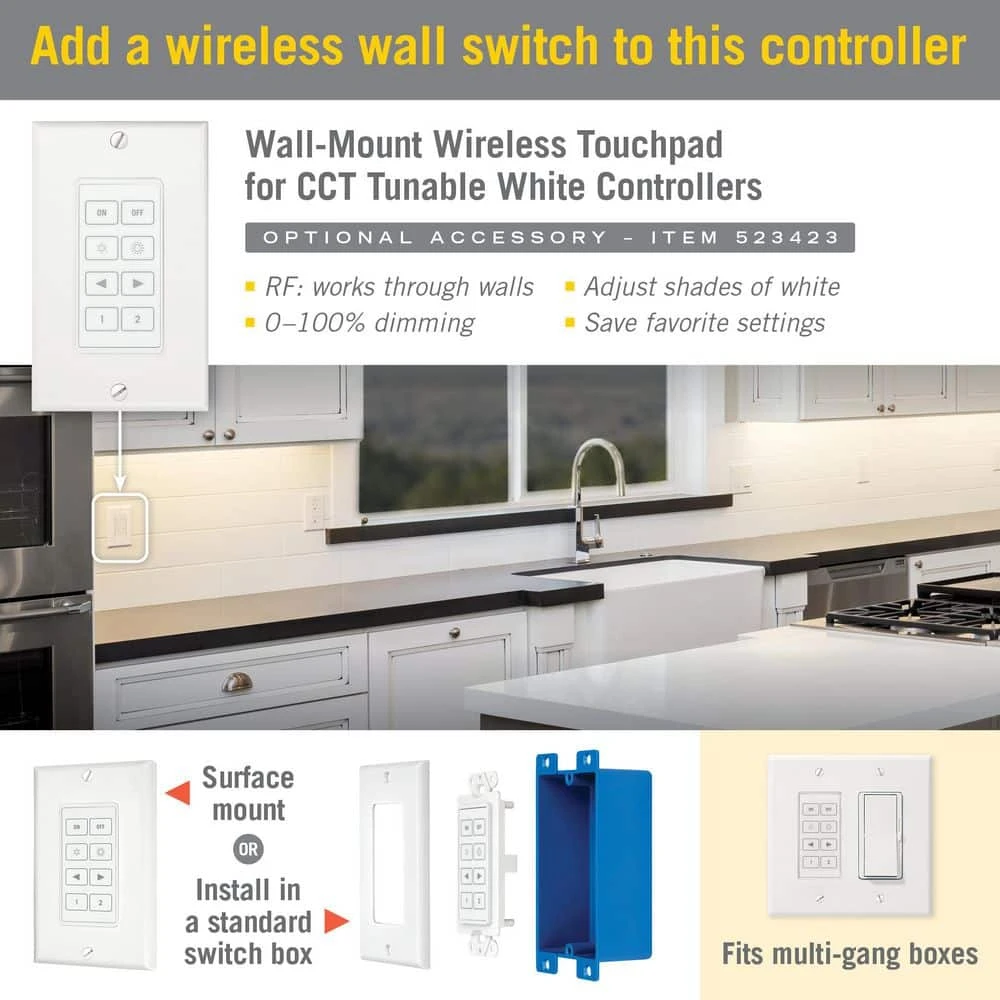 ProLine CCT Tunable White Lighting LED Remote Control 7 ProLine CCT Tunable White Lighting LED Remote Control - Image 5