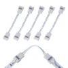 SureLock White LED Tape Light Corner Connector Cord (6-Pack) -Lamp Parts armacost lighting under cabinet lighting accessories 560721 64 1000
