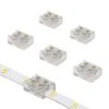 2-Pin White LED Strip Light Screw Splice Connectors Channel Connector (6-Pack) -Lamp Parts armacost lighting under cabinet lighting accessories 560826 64 1000