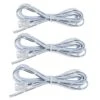 2-Pin 48 In. White LED COB Tape To Wire Connector Cord (3-Pack) -Lamp Parts armacost lighting under cabinet lighting accessories 560900 64 1000