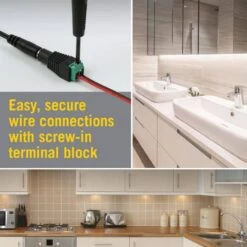 24-Watt Wall Mount Power Supply Plug 12-Volt DC Transformer -Lamp Parts armacost lighting under cabinet lighting accessories 813240 4f 1000