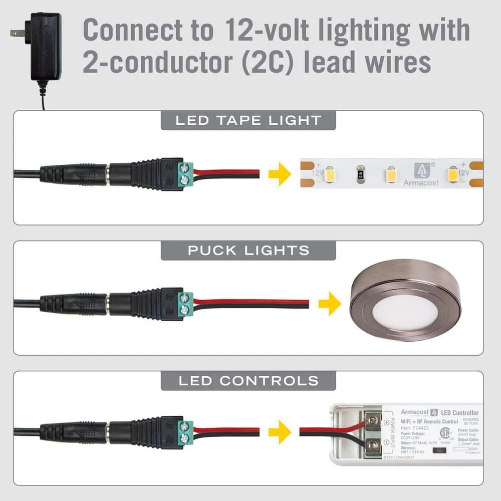 36-Watt Wall Mount Power Supply Plug 12-Volt DC Transformer 4 36-Watt Wall Mount Power Supply Plug 12-Volt DC Transformer - Image 2