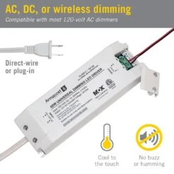 60-Watt Universal Dimmable 12-Volt DC LED Driver TRIAC Transformer 12 60-Watt Universal Dimmable 12-Volt DC LED Driver TRIAC Transformer -Lamp Parts armacost lighting under cabinet lighting accessories 840600 44 1000