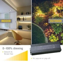 120-Watt Universal Dimmable 12-Volt DC LED Driver TRIAC Transformer -Lamp Parts armacost lighting under cabinet lighting accessories 841200 4f 1000