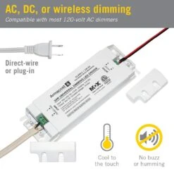 24-Watt Universal Dimmable 24-Volt DC LED Driver TRIAC Transformer -Lamp Parts armacost lighting under cabinet lighting accessories 860240 44 1000