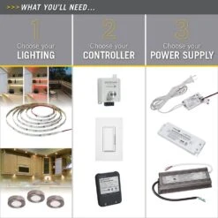60-Watt Universal Dimmable 24-Volt DC LED Driver TRIAC Transformer -Lamp Parts armacost lighting under cabinet lighting accessories 860600 1f 1000