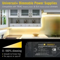 30-Watt Universal Plus 24-Volt DC Dimmable LED Driver ELV/MLV/TRIAC Transformer -Lamp Parts armacost lighting under cabinet lighting accessories 870240 4f 1000
