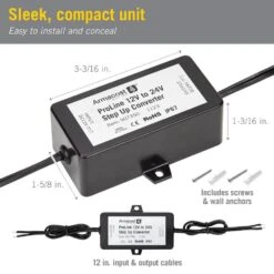 ProLine 12-Volt To 24-Volt Step Up Converter -Lamp Parts armacost lighting under cabinet lighting accessories 907350 4f 1000