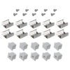 Deep Surface Mount Grey Tape Light Channel Accessory Pack LED Mounting Hardware (10-Pack) -Lamp Parts armacost lighting under cabinet lighting accessories 960004 64 1000