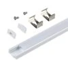 Surface Mount LED Tape Light Channel, White (5-Pack)