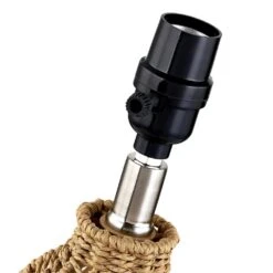 Heideman 13 In. Beige Modern Rattan Bedroom Living Room Bedside Desk Nightstand Small Table Lamps Set Of 2 11 Heideman 13 In. Beige Modern Rattan Bedroom Living Room Bedside Desk Nightstand Small Table Lamps Set Of 2 -Lamp Parts beige maxax table lamps t159 wd 1d 1000