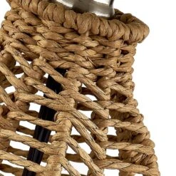 Heideman 13 In. Beige Modern Rattan Bedroom Living Room Bedside Desk Nightstand Small Table Lamps Set Of 2 12 Heideman 13 In. Beige Modern Rattan Bedroom Living Room Bedside Desk Nightstand Small Table Lamps Set Of 2 -Lamp Parts beige maxax table lamps t159 wd 66 1000