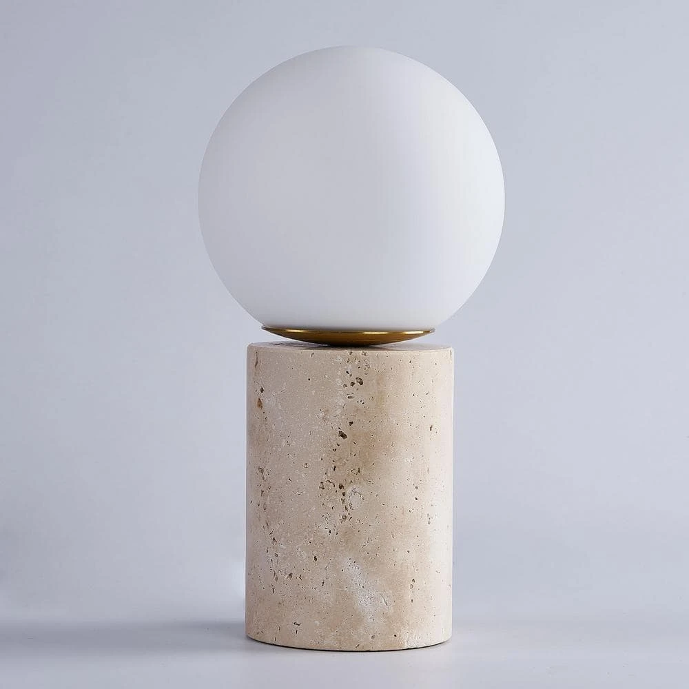 Salem 12 In. Beige Modern Stone Bedroom Living Room Bedside Desk Nightstand Small Table Lamps 3 Salem 12 In. Beige Modern Stone Bedroom Living Room Bedside Desk Nightstand Small Table Lamps