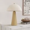 Adair 18 In. Beige Modern Ceramic Bedroom Living Room Bedside Desk Nightstand Small Table Lamps -Lamp Parts beige maxax table lamps t211 lor s 64 1000