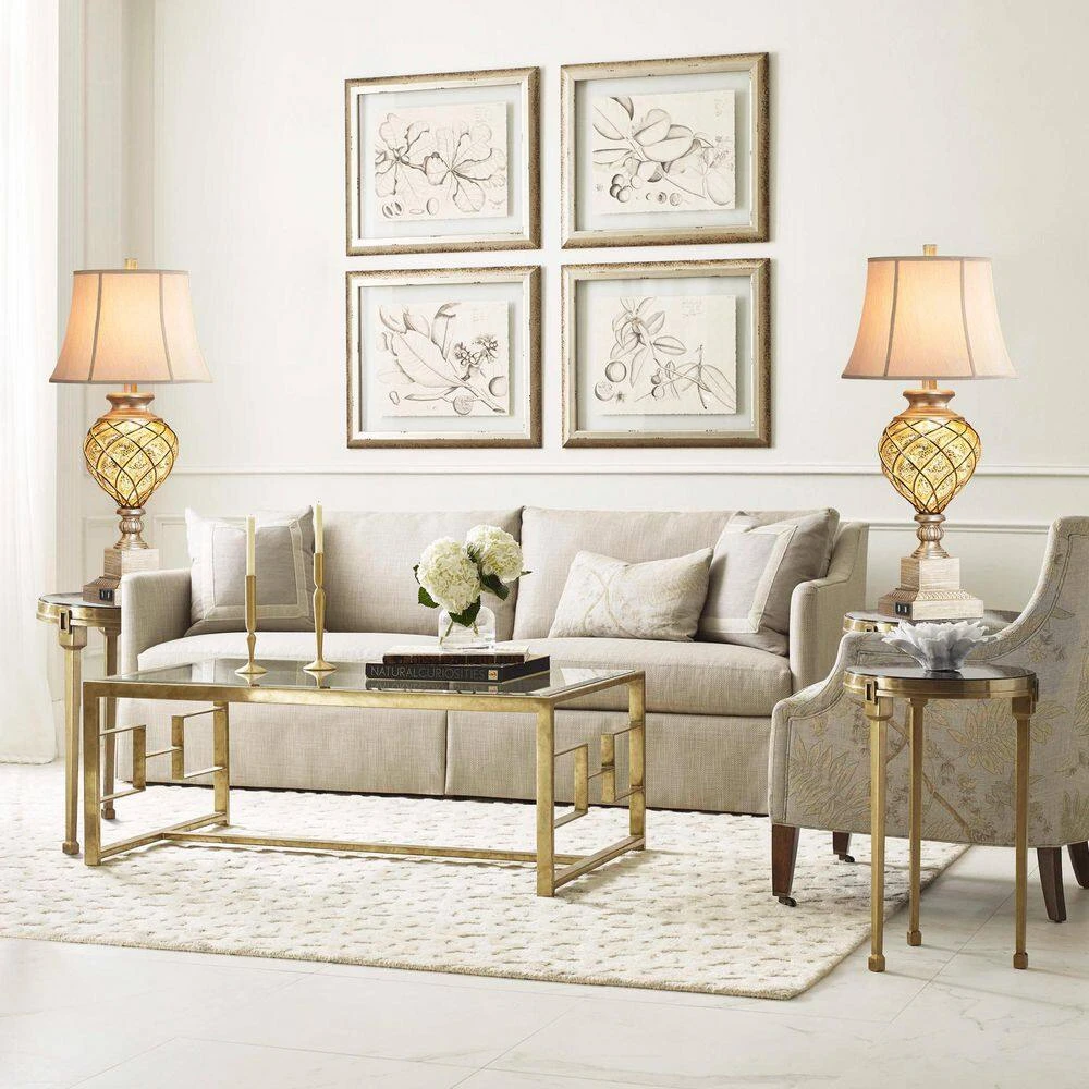 29 In. Beige Tall Bedside Lamp With Night Light, Vintage Table Lamps With Usbs Faux Silk Shade For Living Room End Table 12 29 In. Beige Tall Bedside Lamp With Night Light, Vintage Table Lamps With Usbs Faux Silk Shade For Living Room End Table - Image 10