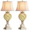 29 In. Beige Tall Bedside Lamp With Night Light, Vintage Table Lamps With Usbs Faux Silk Shade For Living Room End Table 2 29 In. Beige Tall Bedside Lamp With Night Light, Vintage Table Lamps With Usbs Faux Silk Shade For Living Room End Table -Lamp Parts beige rottogoon table lamps hmlp326as2 64 1000